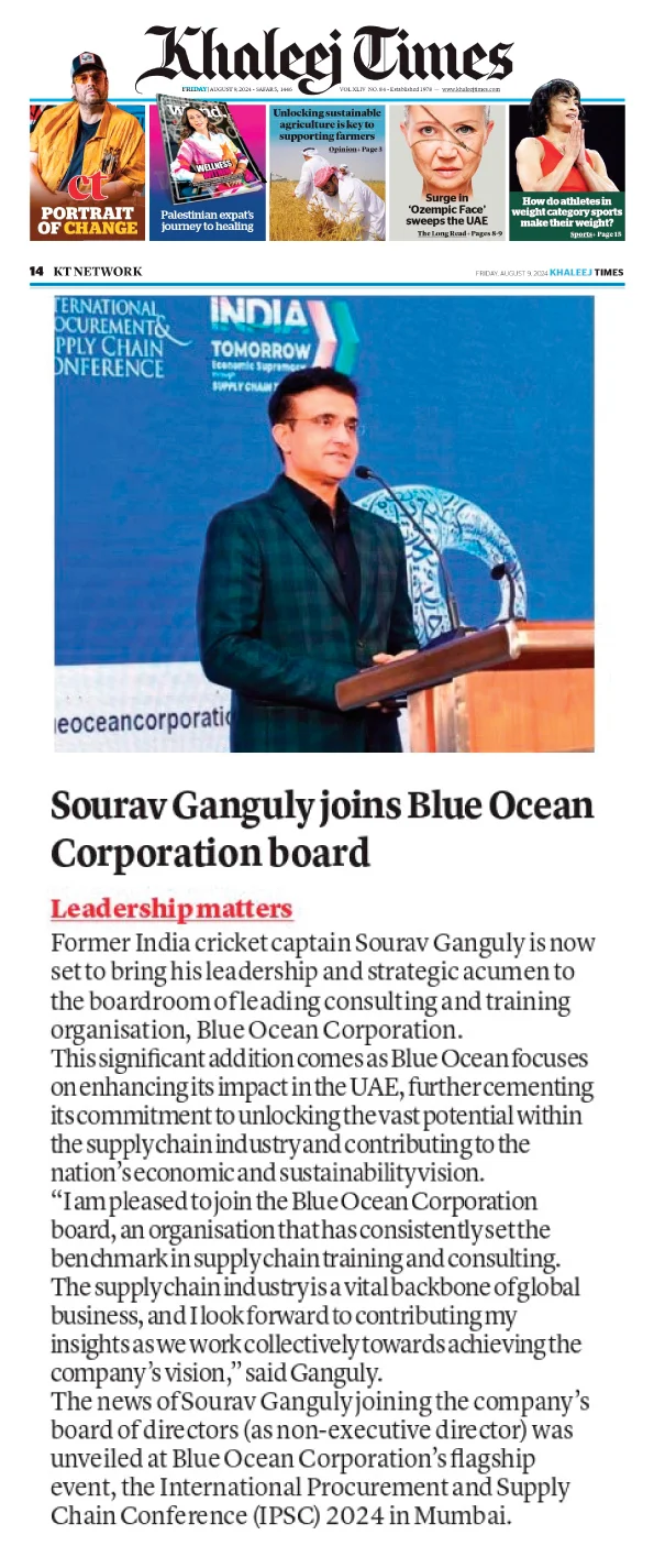 Sourav-Ganguly-Joins-Blue-Ocean-Corporation-Member-of-Board-Khaleej-Times